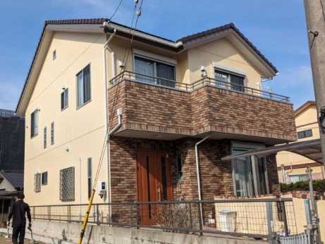 名古屋市緑区 ナチュラルテイスト南欧風住宅 外壁塗装 施工例 イメージ