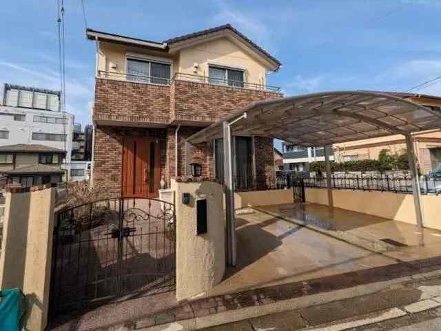 名古屋市緑区　ナチュラルテイスト南欧風住宅　外壁塗装　施工例の写真