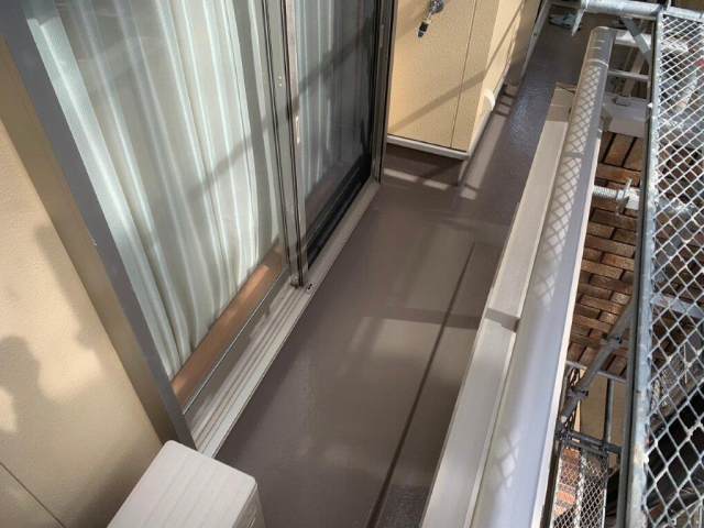 名古屋市緑区 バルコニーFRP防水塗装 施工後
