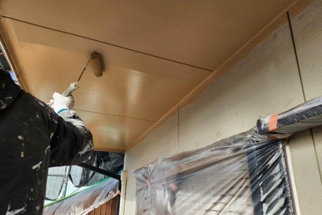軒天　黄色（木色）系塗装色　日塗工番号　イメージ