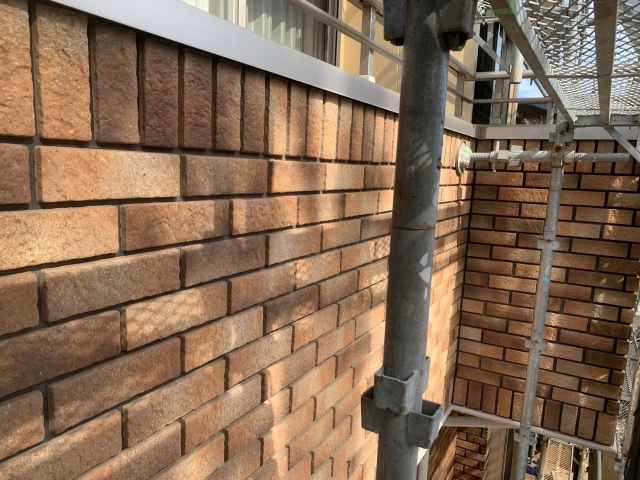 名古屋市緑区　ナチュラルテイスト南欧風住宅　外壁塗装　施工例　タイル外壁完成　イメージ