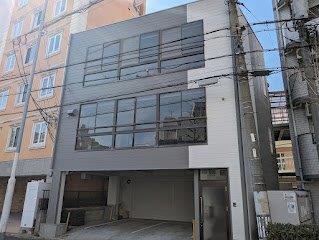 名古屋市中区　３階建ビル　ツートンカラー　外壁塗装　施工例の写真