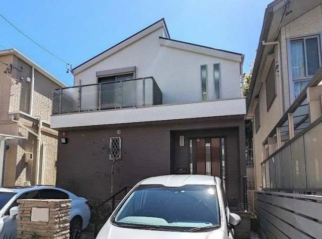 名古屋市天白区　スタイリッシュ住宅　外壁塗装　施工例の写真