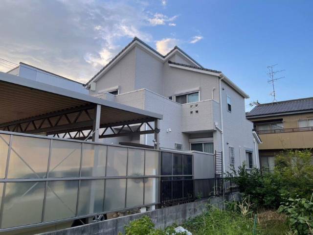 名古屋市中村区 ダブルトーン外壁塗装 施工前 イメージ