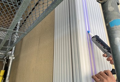 安城市　アート林C棟様　賃貸アパート外壁塗装　施工例　シーリング工事　イメージ