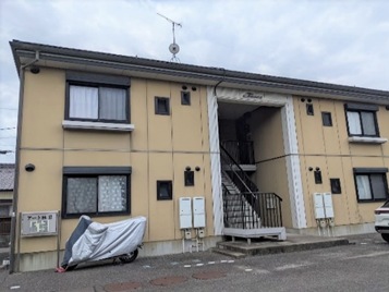 安城市 アート林A棟 賃貸アパート外壁塗装 施工例 イメージ