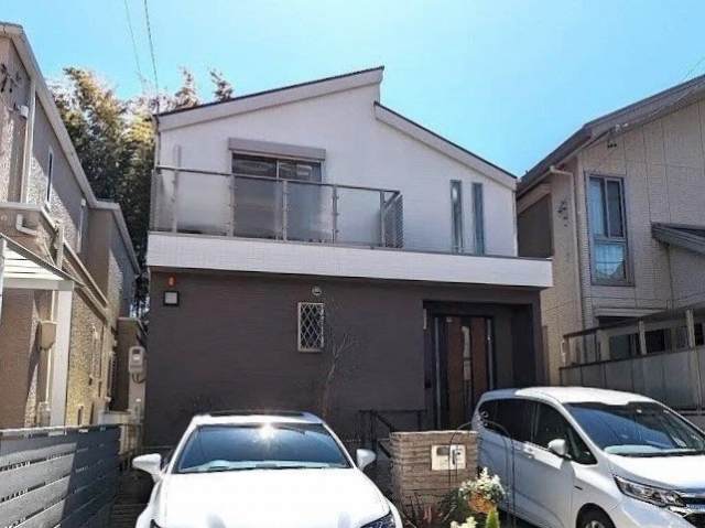 天白区 スタイリッシュ住宅 多彩仕上げ 外壁塗装 施工後 イメージ