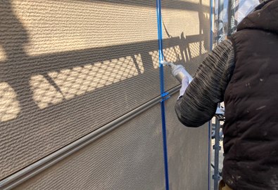 安城市 アート林A棟 賃貸アパート外壁塗装 施工例 シーリング材充填 イメージ