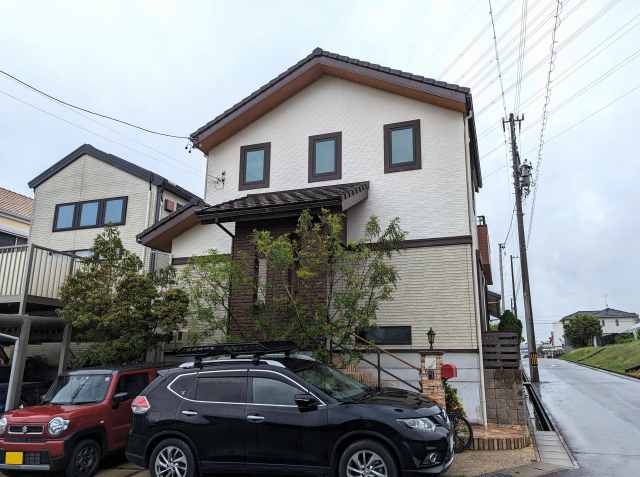名古屋市緑区 ナチュラルテイスト 洋風住宅 外壁塗装 施工例 イメージ