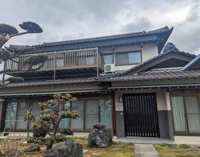 小牧市 上品なベージュ系 和風住宅 外壁塗装 施工例 塗装前 イメージ