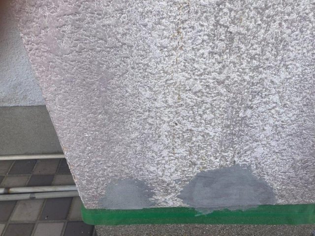 海津市 賃貸アパート「アビタチオン海津」様 外壁塗装 施工例 塗装前 欠損部分補修 完了 イメージ