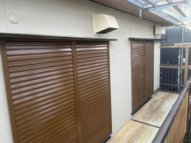 日進市　やさしいベージュ系　和風住宅　外壁塗装　施工例　イメージ
