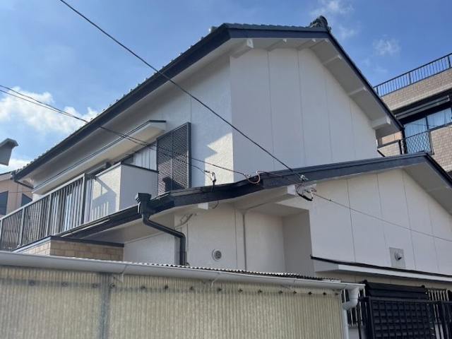 名古屋市南区　モダン和風住宅　外壁塗装　施工例　イメージ
