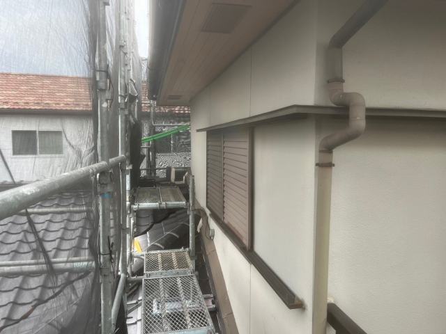 日進市　やさしいベージュ系　和風住宅　外壁塗装　施工例　イメージ
