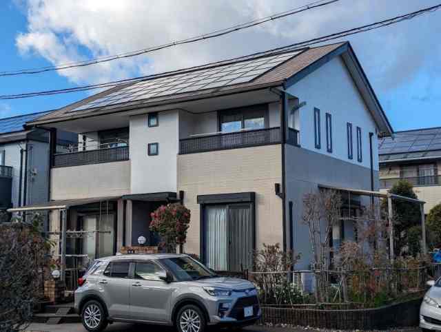 春日井市 ミサワホーム エレガンス洋風住宅 外壁塗装 施工例 塗装前 イメージ