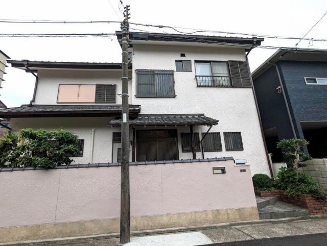名古屋市東区　薄紫系　上品な和風住宅　外壁塗装　施工例　イメージ