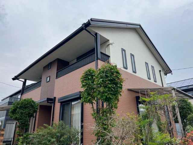 春日井市　ミサワホーム　エレガンス洋風住宅　外壁塗装　施工例　外壁塗装完成　イメージ