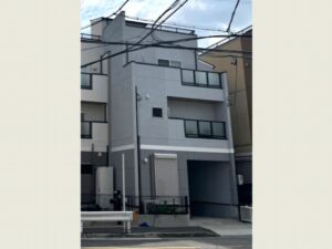 千種区　モノトーン系　モダン住宅　外壁塗装　施工例