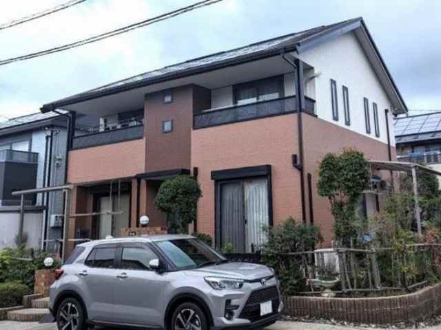 春日井市 ミサワホーム エレガンス洋風住宅 外壁塗装 施工例