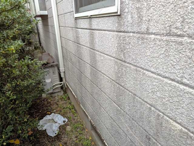 可児市 洋風エレガンス住宅 外壁塗装 施工例 外壁塗装前 外壁汚れ(カビ・コケなど) イメージ