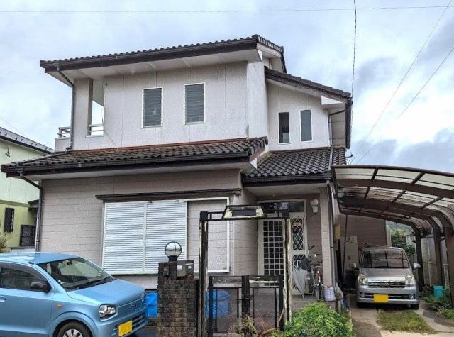可児市 洋風エレガンス住宅 外壁塗装 施工例 施工前 イメージ