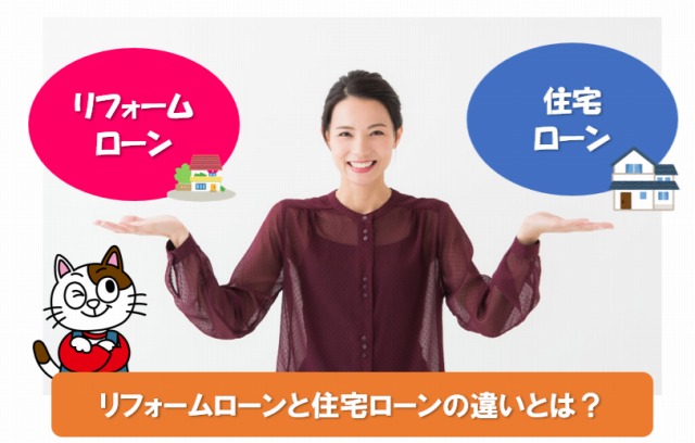 外壁塗装　リフォームローンと住宅ローンの違いとは？　イメージ