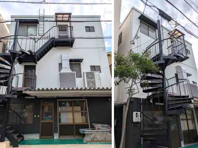 名古屋市中川区「仏像・寺院佛具 有限会社  竹正」様　外壁塗装　施工例の写真