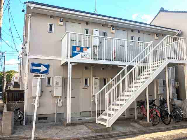 名古屋市北区　賃貸アパート「メゾンひかり」様　外壁塗装　施工例　外壁塗装　完成　イメージ