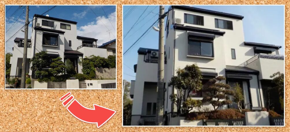 千種区で施工したミサワホーム外壁塗装の施工例と相場費用　イメージ