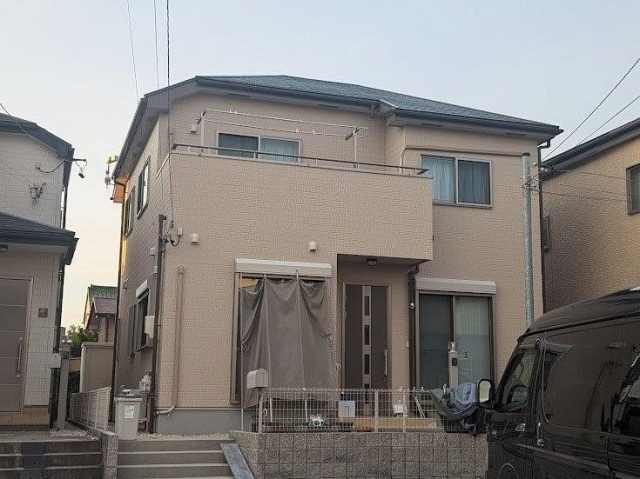 名古屋市昭和区　シンプルモダン住宅　外壁塗装　施工例の写真