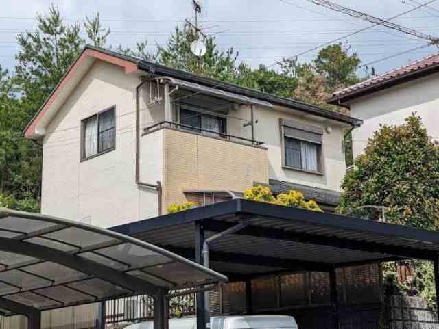 瀬戸市 かわいい洋風住宅 屋根 外壁塗装 施工例 塗装前 イメージ