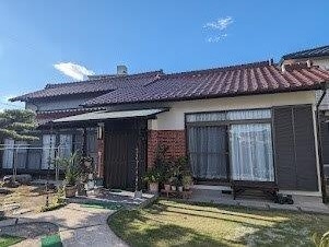 尾張旭市　住宅母屋　外壁塗装　施工例
