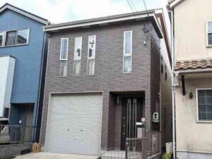 名古屋市西区　シンプルモダン住宅　外壁塗装　施工例