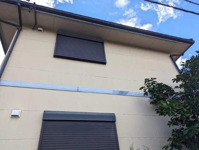 小牧市 黄土色系 和モダン住宅 外壁塗装 施工例 塗装前➁ イメージ