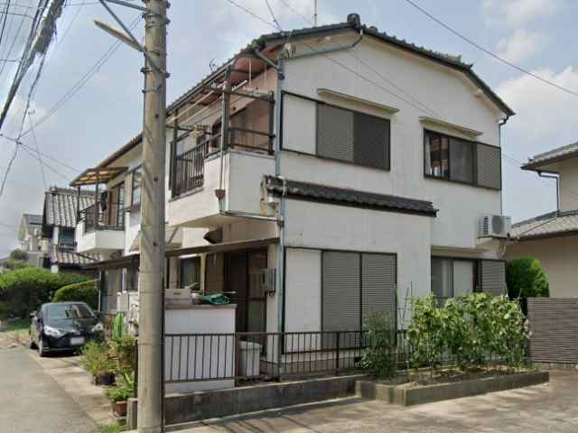 名古屋市港区 和風住宅 外壁塗装 施工例 塗装前 イメージ