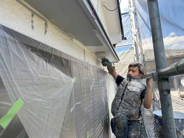 名古屋市港区 和風住宅 外壁塗装 施工例 イメージ
