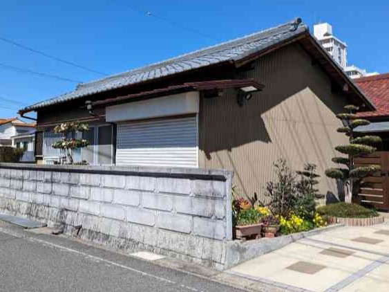 尾張旭市　住宅離れ　外壁塗装　施工例　
