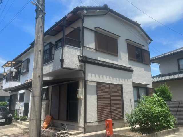 名古屋市港区　和風住宅　外壁塗装　施工例の写真