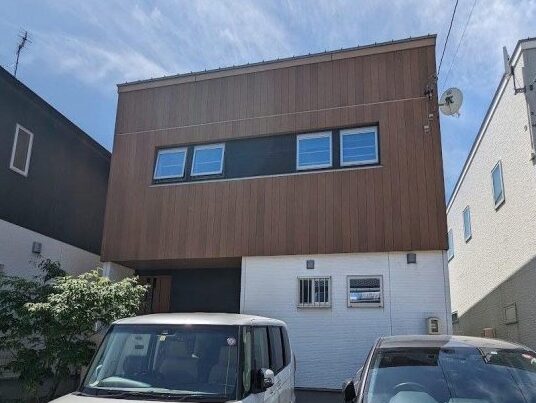 尾張旭市 シンプルモダン住宅 外壁塗装 施工例 塗装前 イメージ