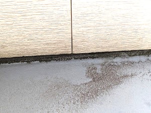 守山区 ナチュラルモダン住宅 外壁塗装 施工例 ベランダ防水塗装前 イメージ