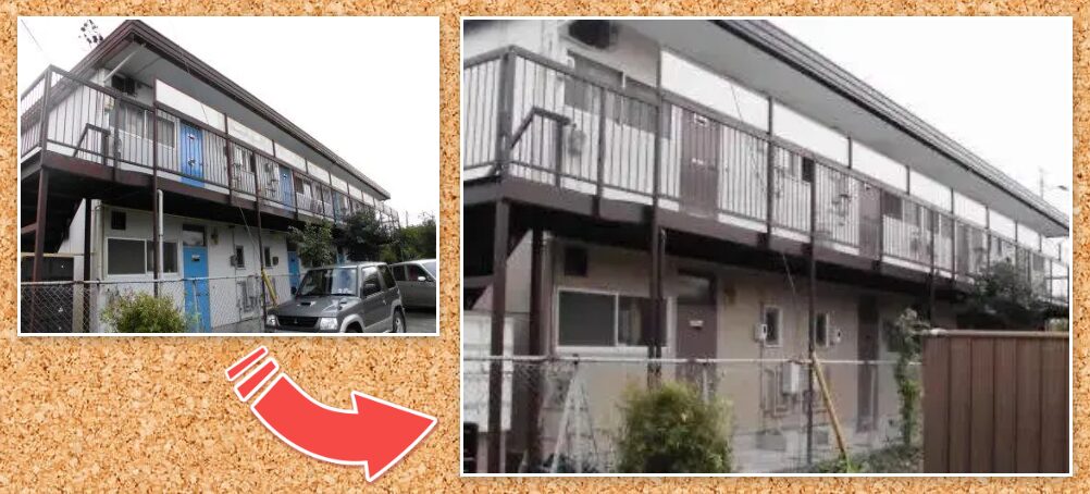 ウレタン塗料　南欧風住宅　外壁塗装　施工例（ルーフスターU使用）　イメージ