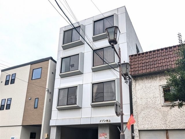瑞穂区 グリーン系 賃貸マンション外壁塗装 施工例 塗装前 イメージ
