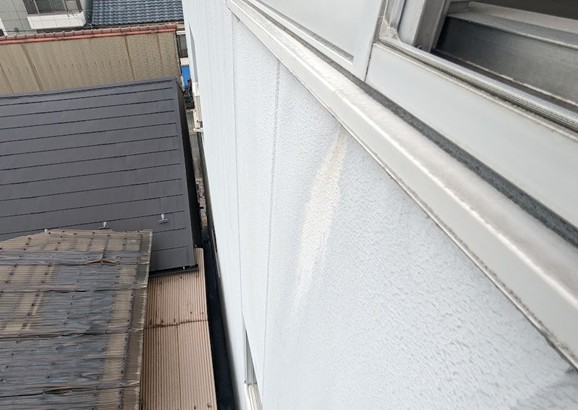 瑞穂区 グリーン系 賃貸マンション外壁塗装 施工例 外壁汚れ イメージ