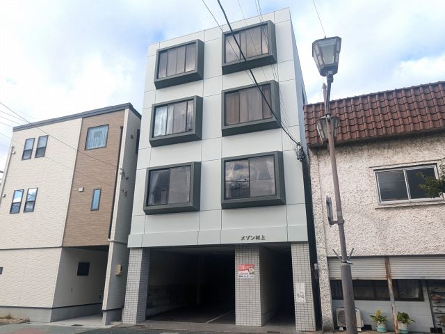 名古屋市瑞穂区 グリーン系 賃貸マンション外壁塗装 施工例
