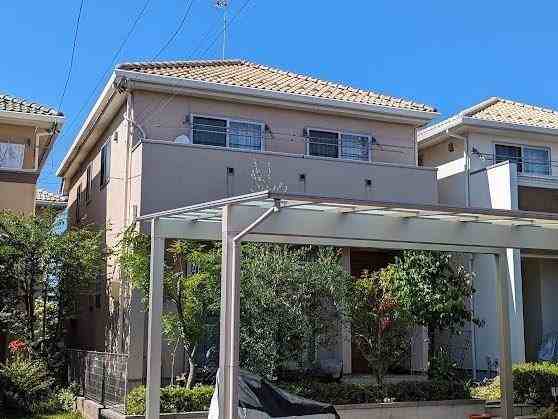 守山区 住友林業 南欧風住宅 外壁塗装 施工例 塗装前 イメージ