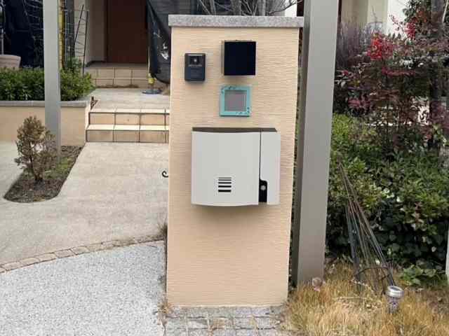 守山区　住友林業　南欧風住宅　外壁塗装　施工例　外構塗装完成　イメージ