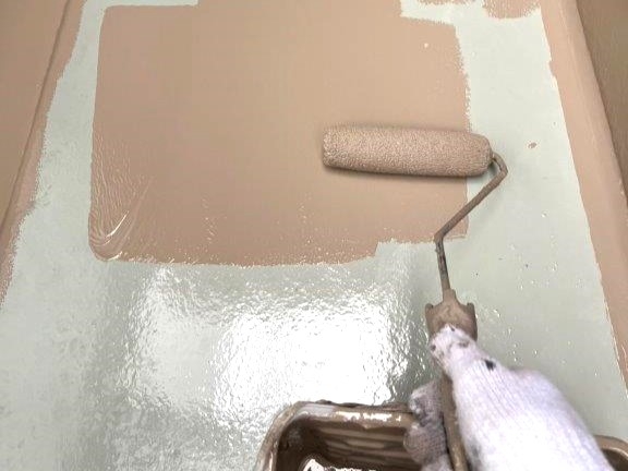 千種区 モダン住宅 外壁塗装 施工例 ベランダ防水 イメージ