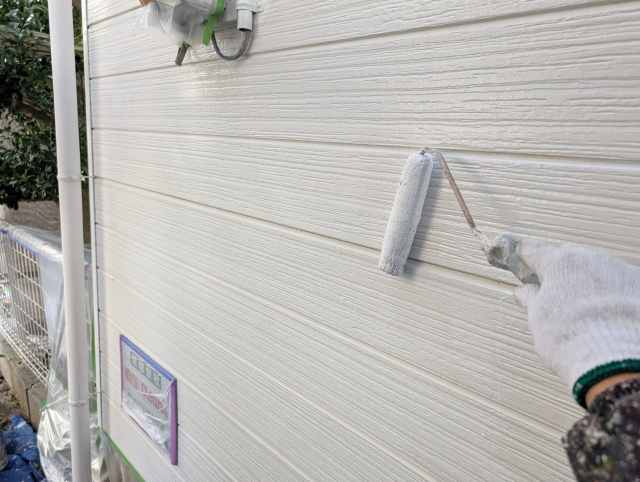千種区 オレンジ系 賃貸アパート 外壁塗装 施工例 イメージ