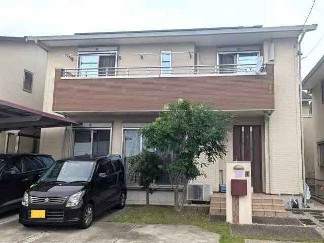 東海市　ブルー×ホワイト系　大和ハウス　外壁塗装　施工例　塗装前　イメージ