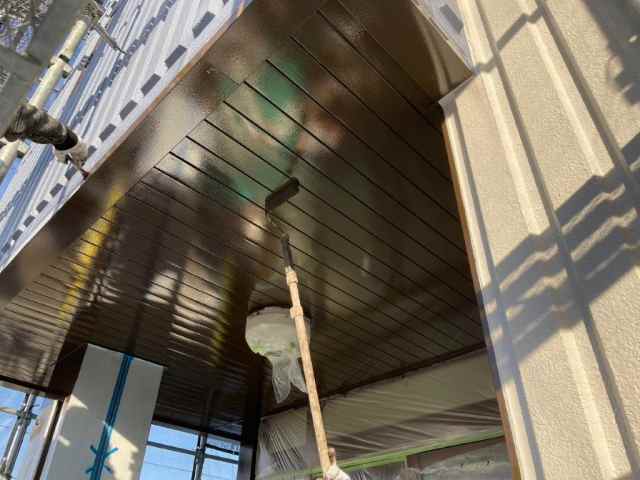 春日井市 社屋 ブルー×ホワイト系 外壁塗装 施工例 イメージ